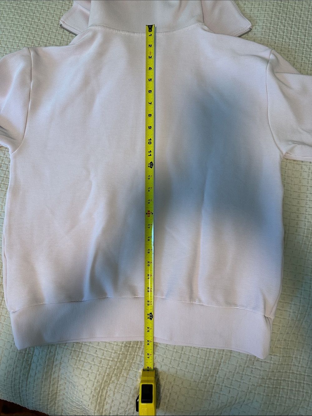 Athleta Light Pink Half-Zip Turtleneck Sweat shirt - Picture 6 of 6